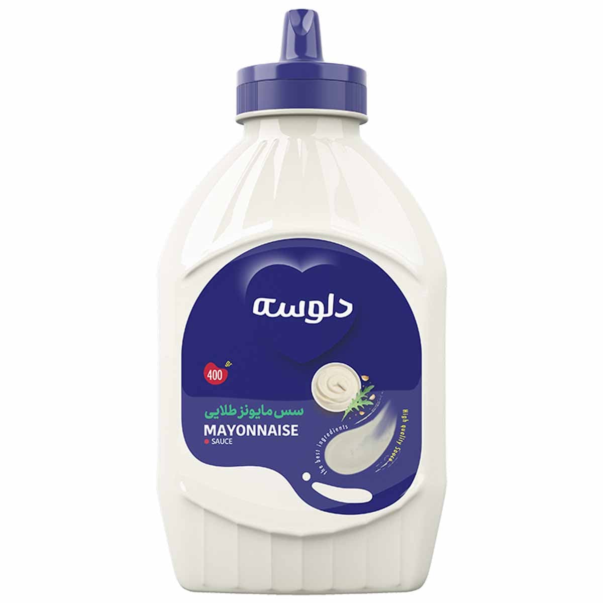 سس مایونز طلایی فشاری دلوسه 400 گرم