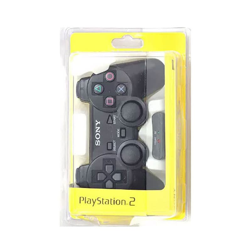 دسته PS2 بیسیم مشکی — تصویر ۳