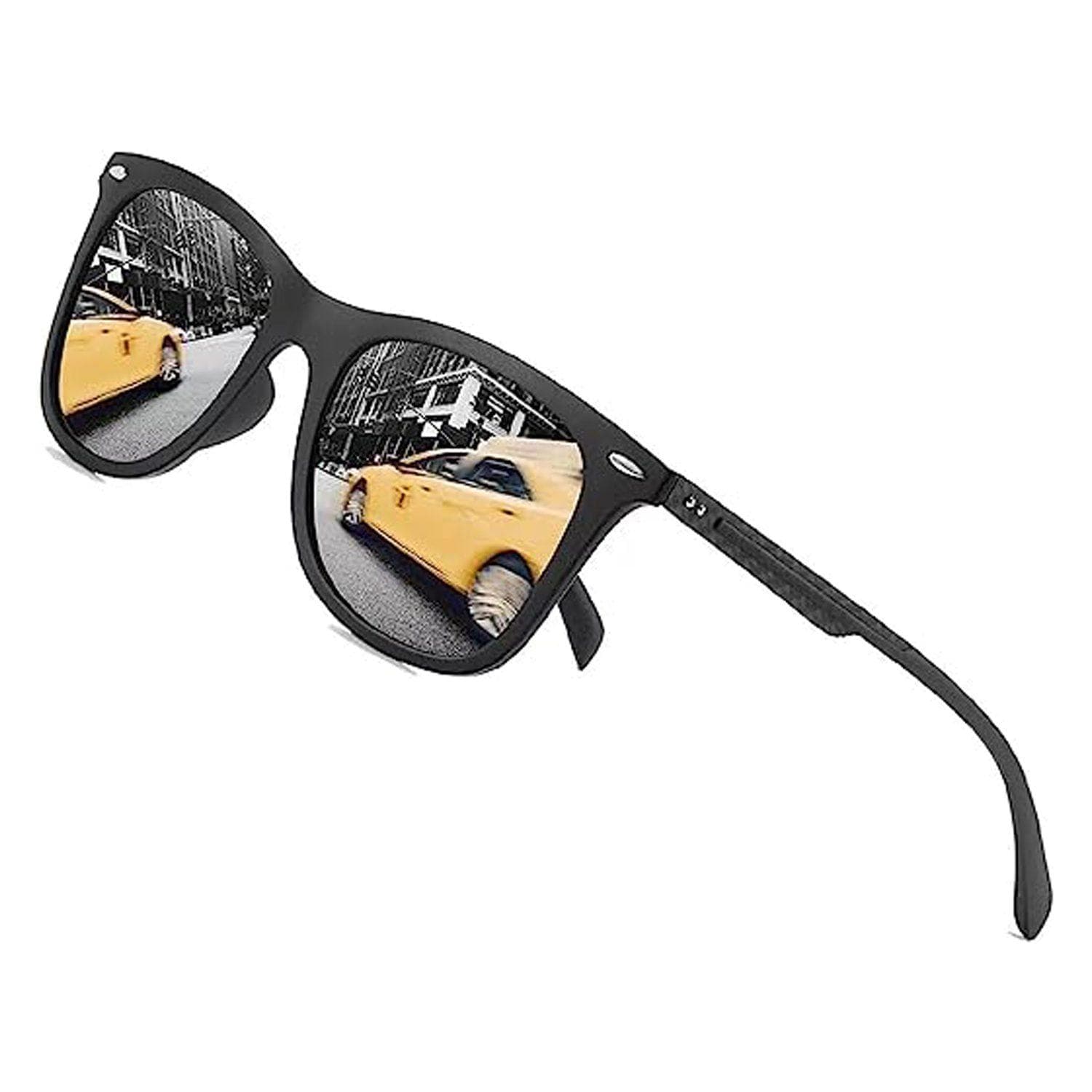 عینک آفتابی زنانه و مردانه PUKCLAR Polarized Sunglasses Mens Black Sunglasses Womens