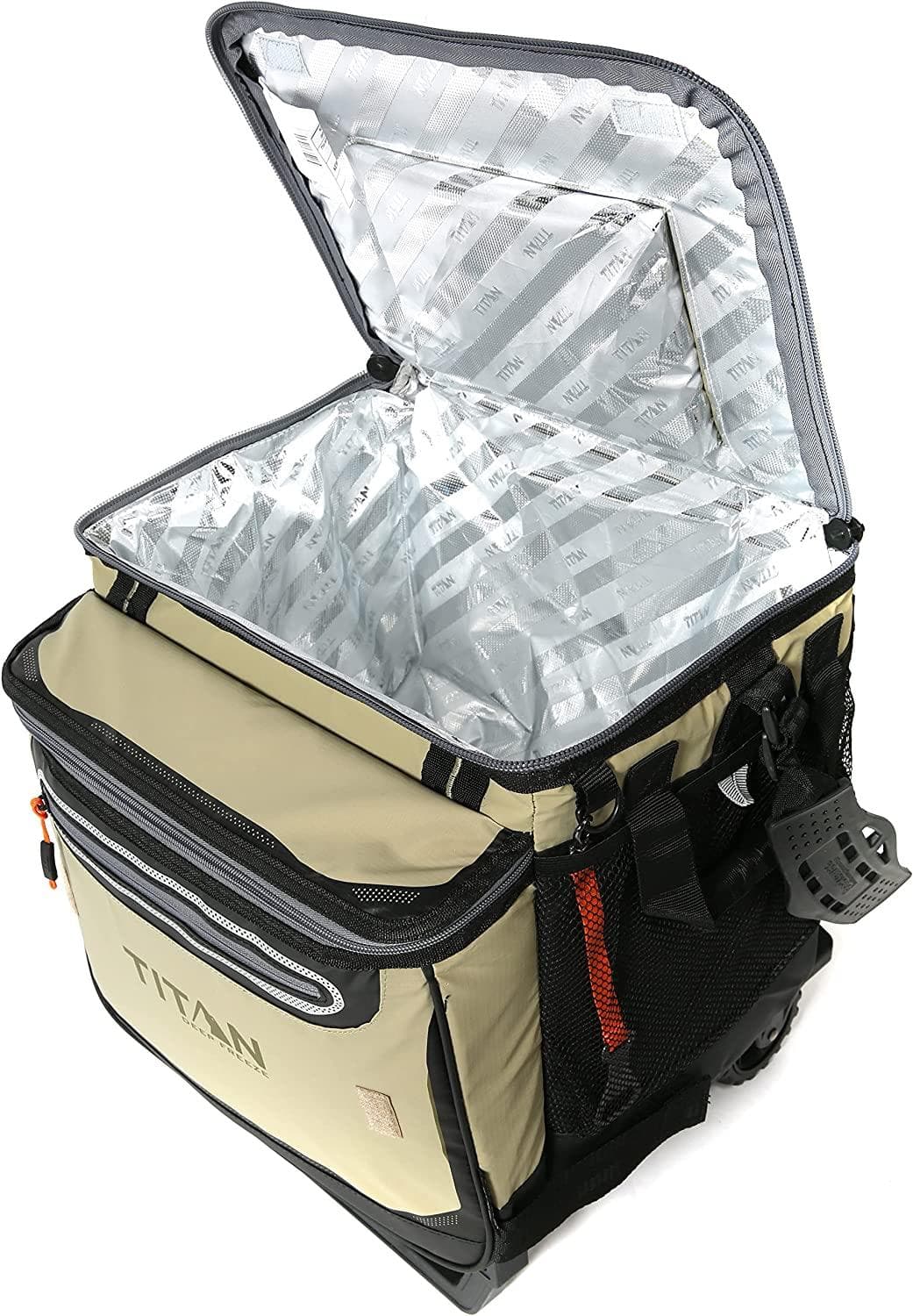 خنک کننده چرخ دار Arctic Zone Titan Deep Freeze 60 (50+10) Can Collapsible Rolling Cooler — تصویر ۴
