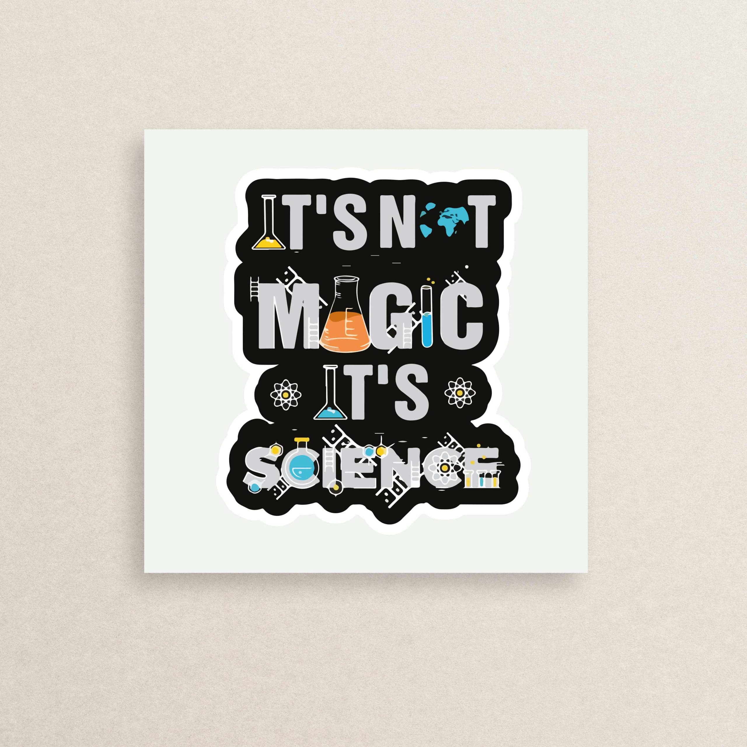 استیکر علمی 07 | Science sticker 07