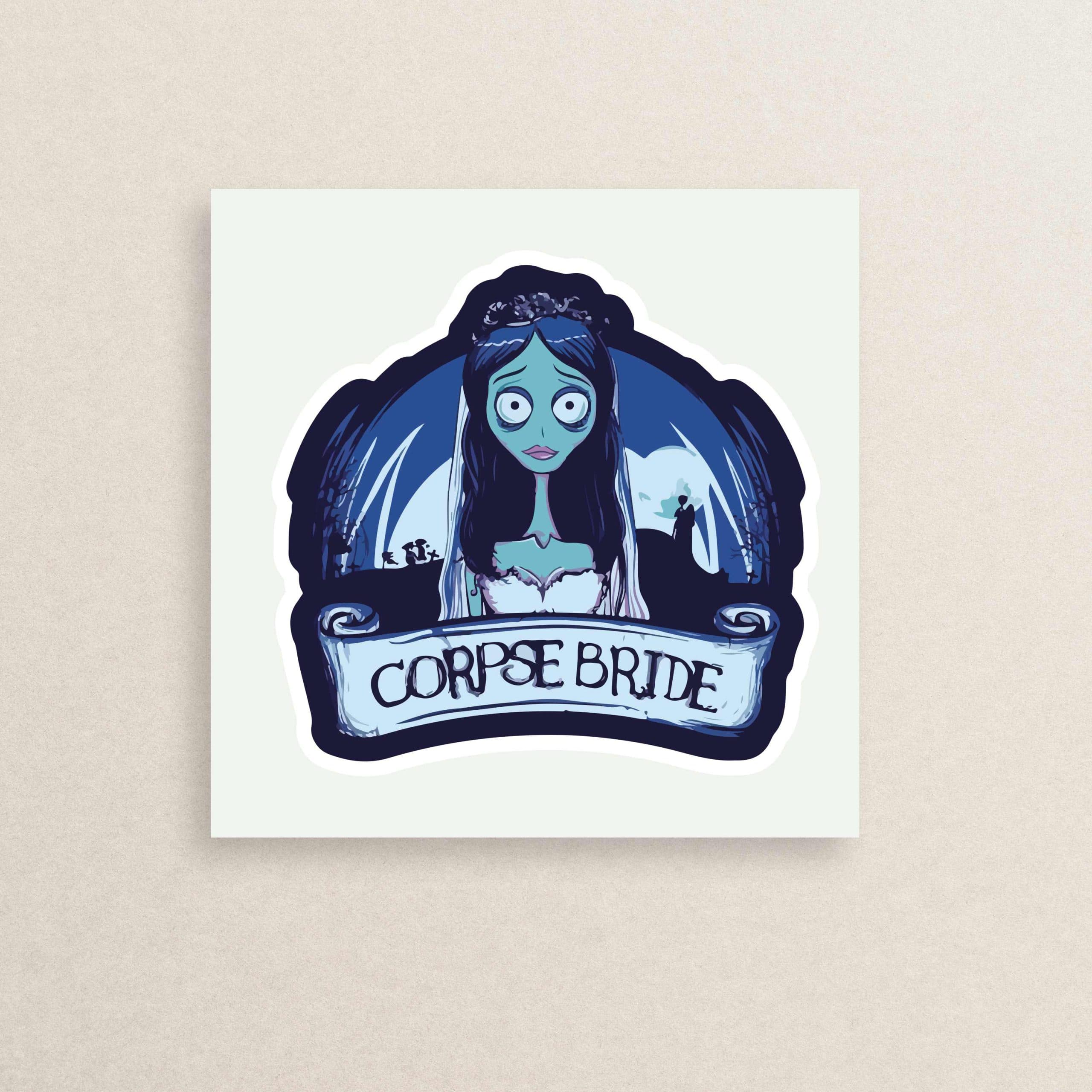 استیکر انیمیشن عروس مرده 03 | Corpse Bride sticker 03