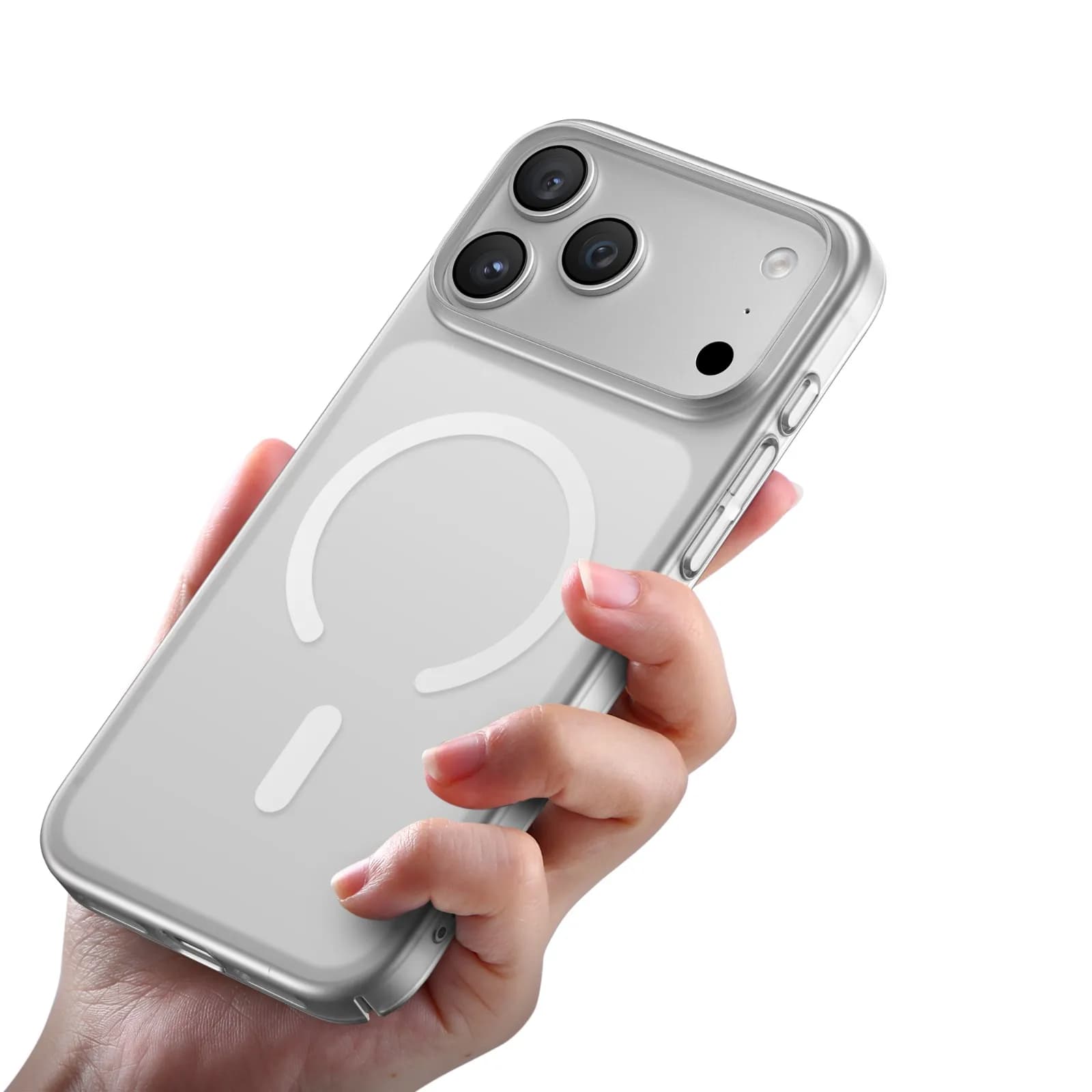 کاور مات iPhone 17 Pro Max مدل Delgado Matte MagSafe گرین لاین — تصویر ۳
