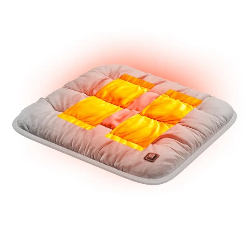 کوسن نشیمن حرارتی مخمل مدل Electric Heat Pad گرین لاین — تصویر ۴
