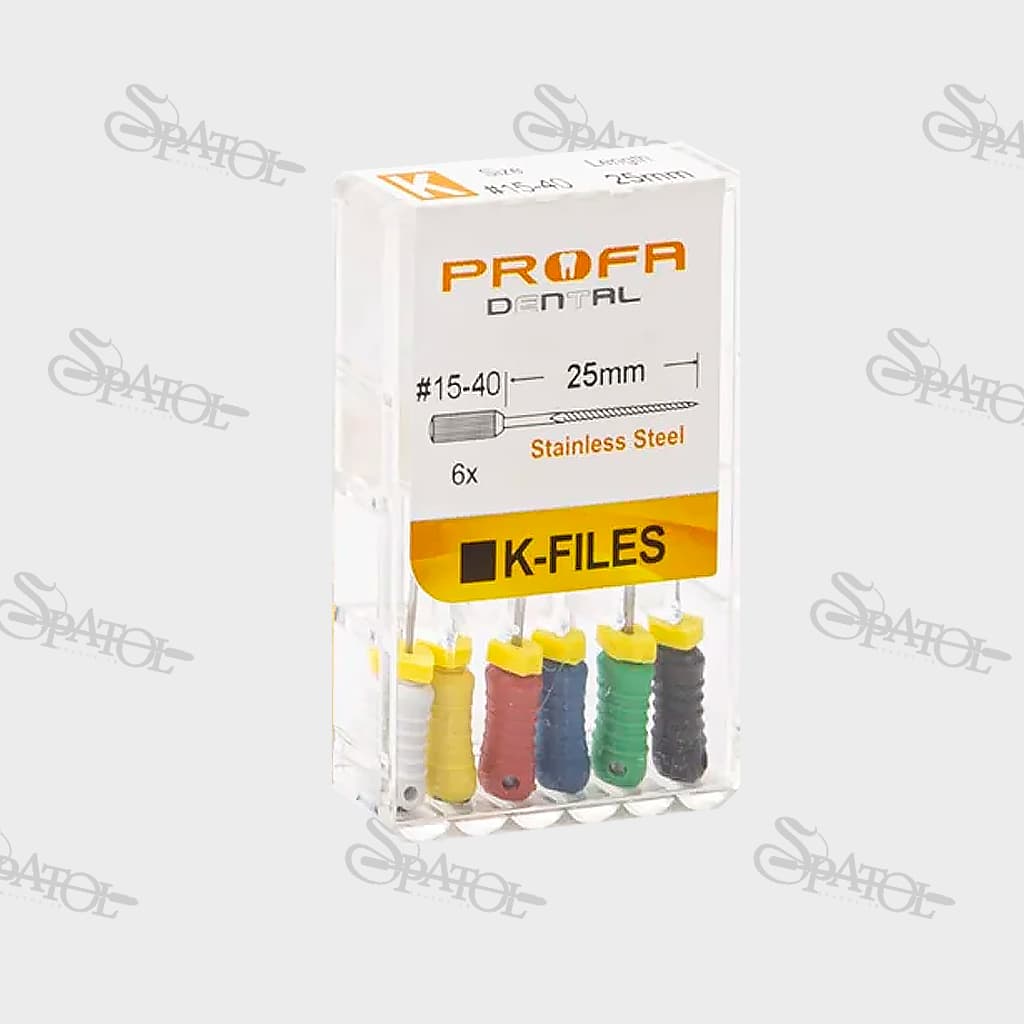 کا فایل نیتی Niti K-File 25mm برند پروفا profa — تصویر ۲