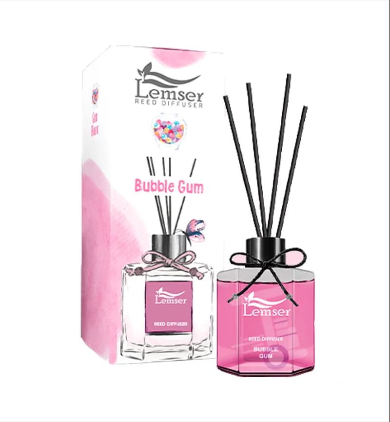 خوشبوکننده رید دفیوزر لمسر Lemser رایحه Bubble Gum