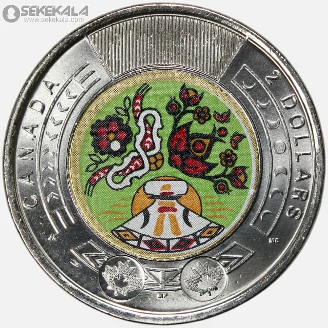 سکه 2 دلار یادبودی کمیاب کانادا 2023 (UNC)