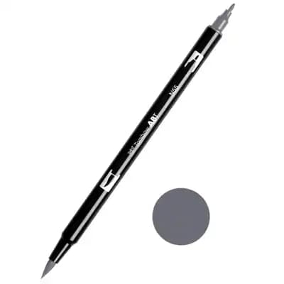تومبو ماژیک 2 سر (یک سر براش) کد 55 طوسی