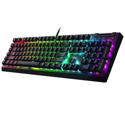 کیبورد گیمینگ مکانیکال باسیم ریزر مدل BLACKWIDOW V4 X_سوئیچ سبز — تصویر ۲