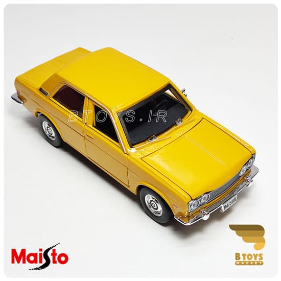 ماکت فلزی داتسون 510 1971 زرد(Datsun 510 1971 Maisto) — تصویر ۶