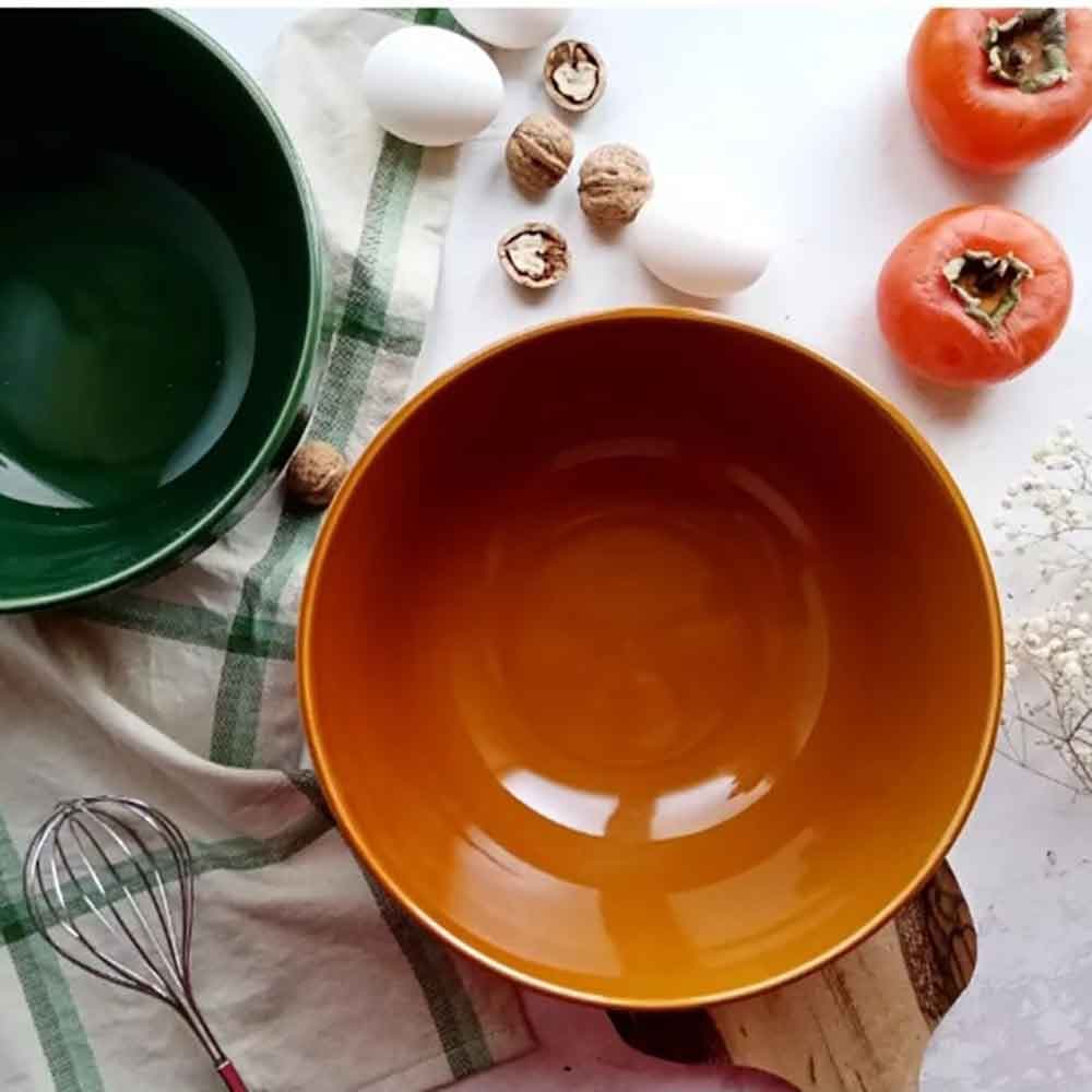 کاسه کیک پزی بزرگ سرامیکی وارداتی (3240) — تصویر ۴