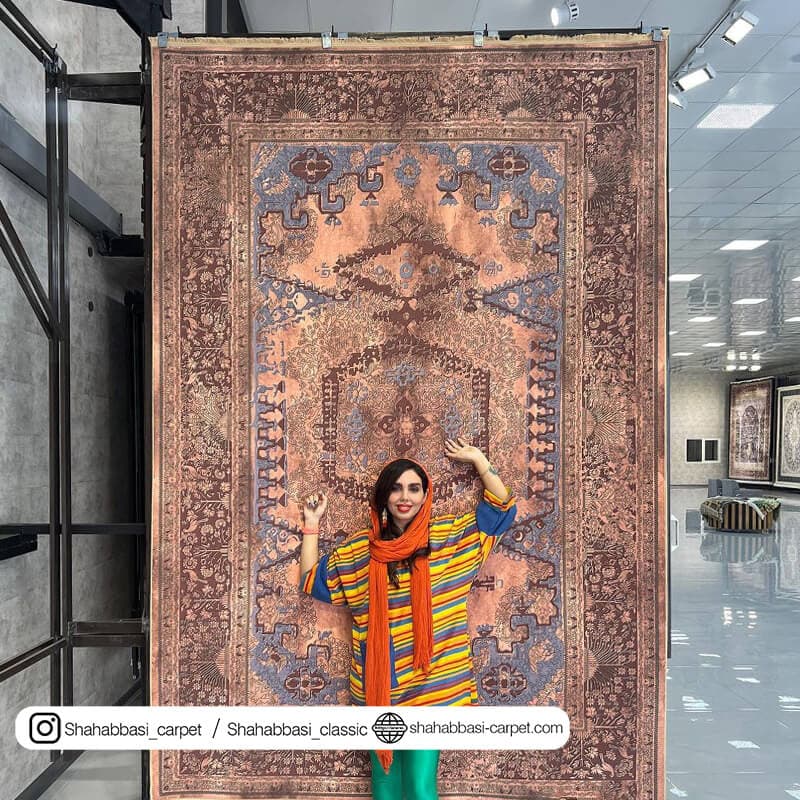 فرش ونوس کد 1200120 کرم