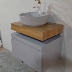 روشویی مدرن 40*60 زرین نیک با کابین کد ZN0024 — تصویر ۲