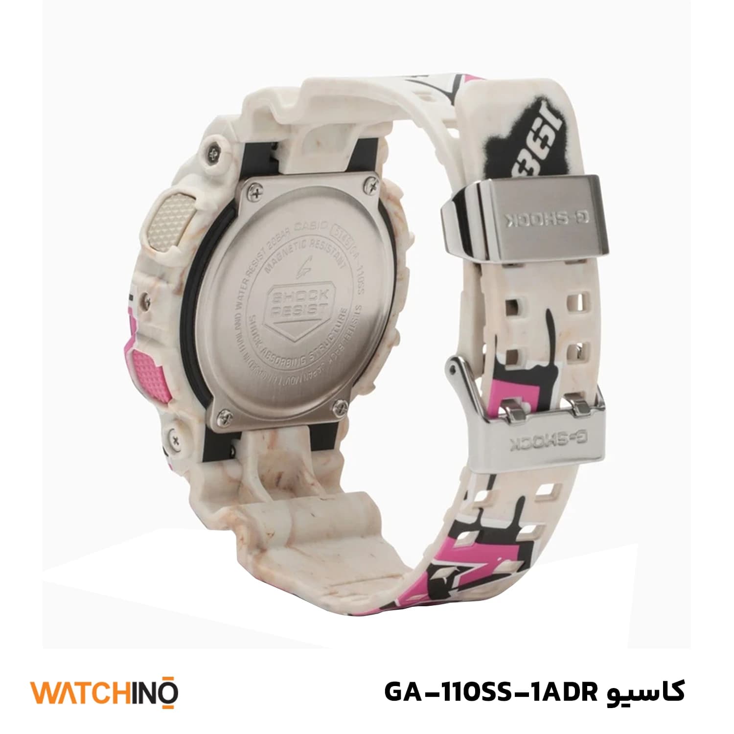 ساعت مچی مردانه زنانه کاسیو مدل GA-110SS-1ADR — تصویر ۲