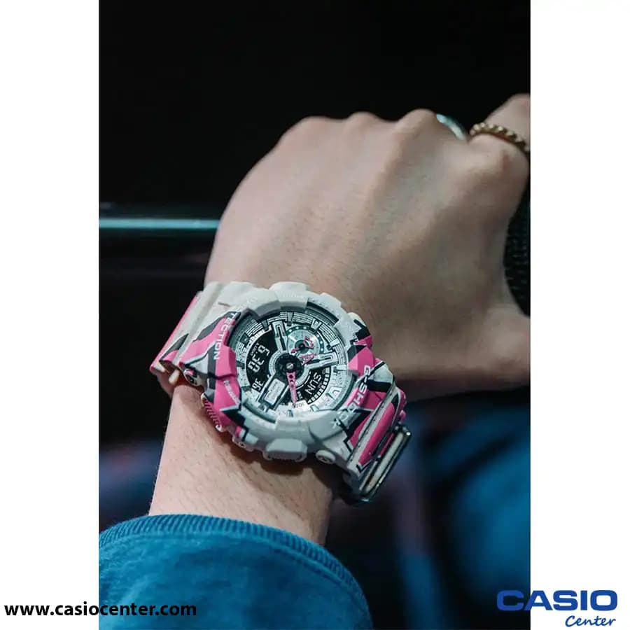 ساعت مچی مردانه زنانه کاسیو مدل GA-110SS-1ADR — تصویر ۶