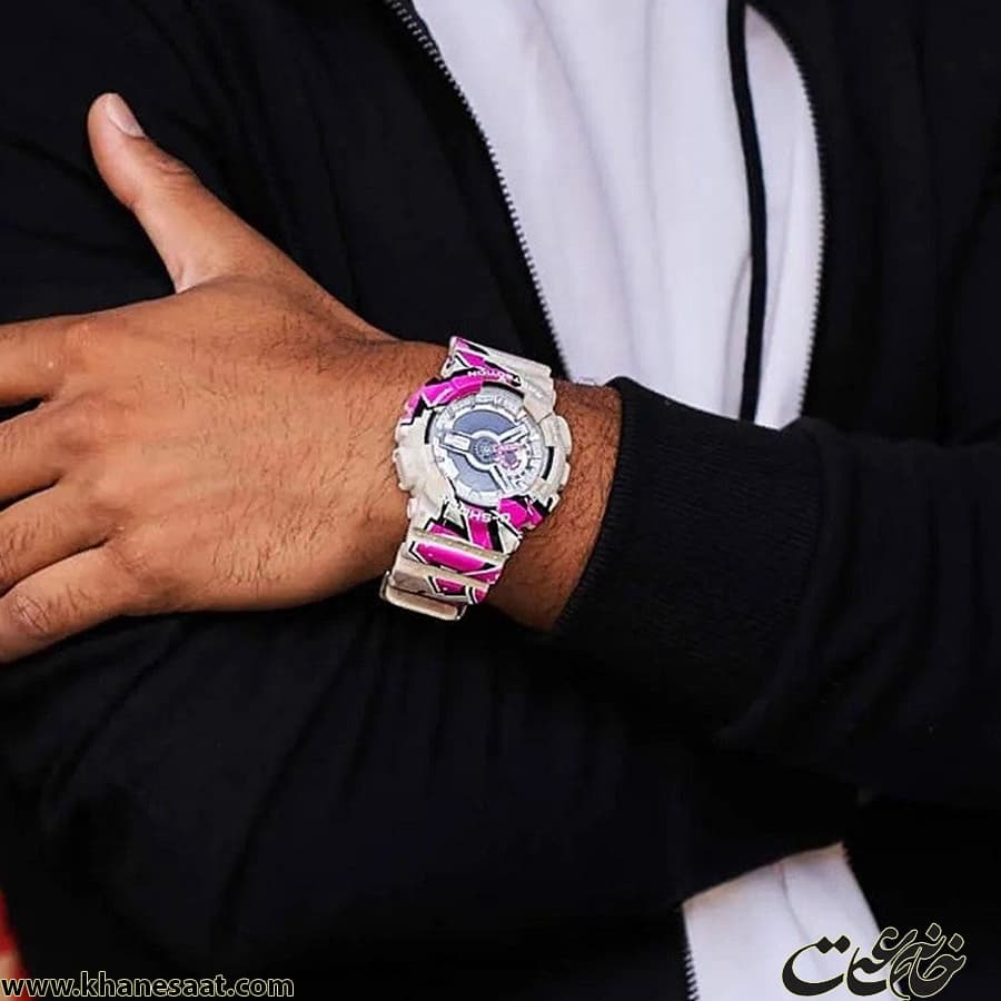 ساعت مچی مردانه زنانه کاسیو مدل GA-110SS-1ADR — تصویر ۱۱