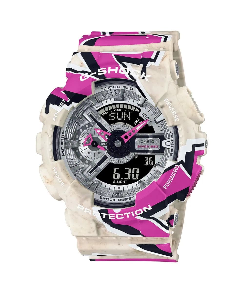 ساعت مچی مردانه زنانه کاسیو مدل GA-110SS-1ADR — تصویر ۱۲