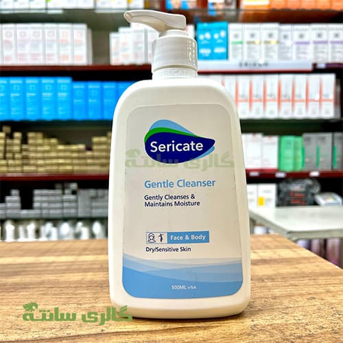شوینده کرمی ملایم سریکیت Sericate حجم 500 میل کد MSPS0001