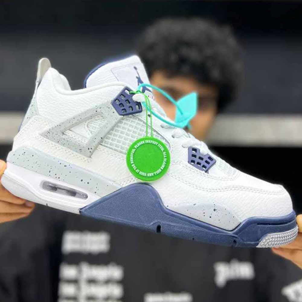 ایرجردن 4 وایت ناوی Air Jordan 4 White Navy