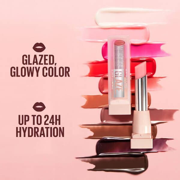 بالم لب روغنی میبلین Lifter Glaze شماره 002 Pink Drip — تصویر ۶