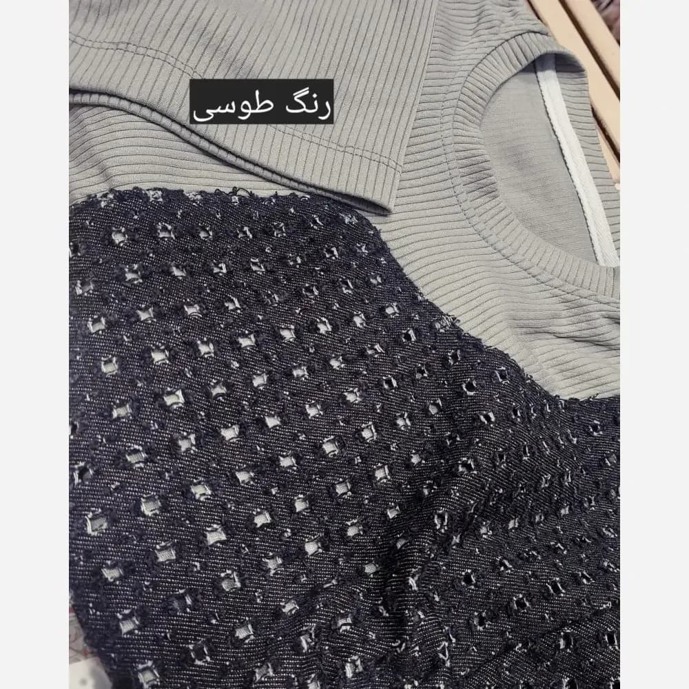 ست تیشرت و شلوار پسرانه جین و کبریتی مناسب 4 تا 13 سال — تصویر ۹