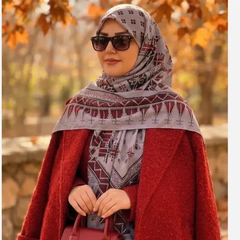 روسری نخ کاستوم طرح سما سایز 140 — تصویر ۱۱
