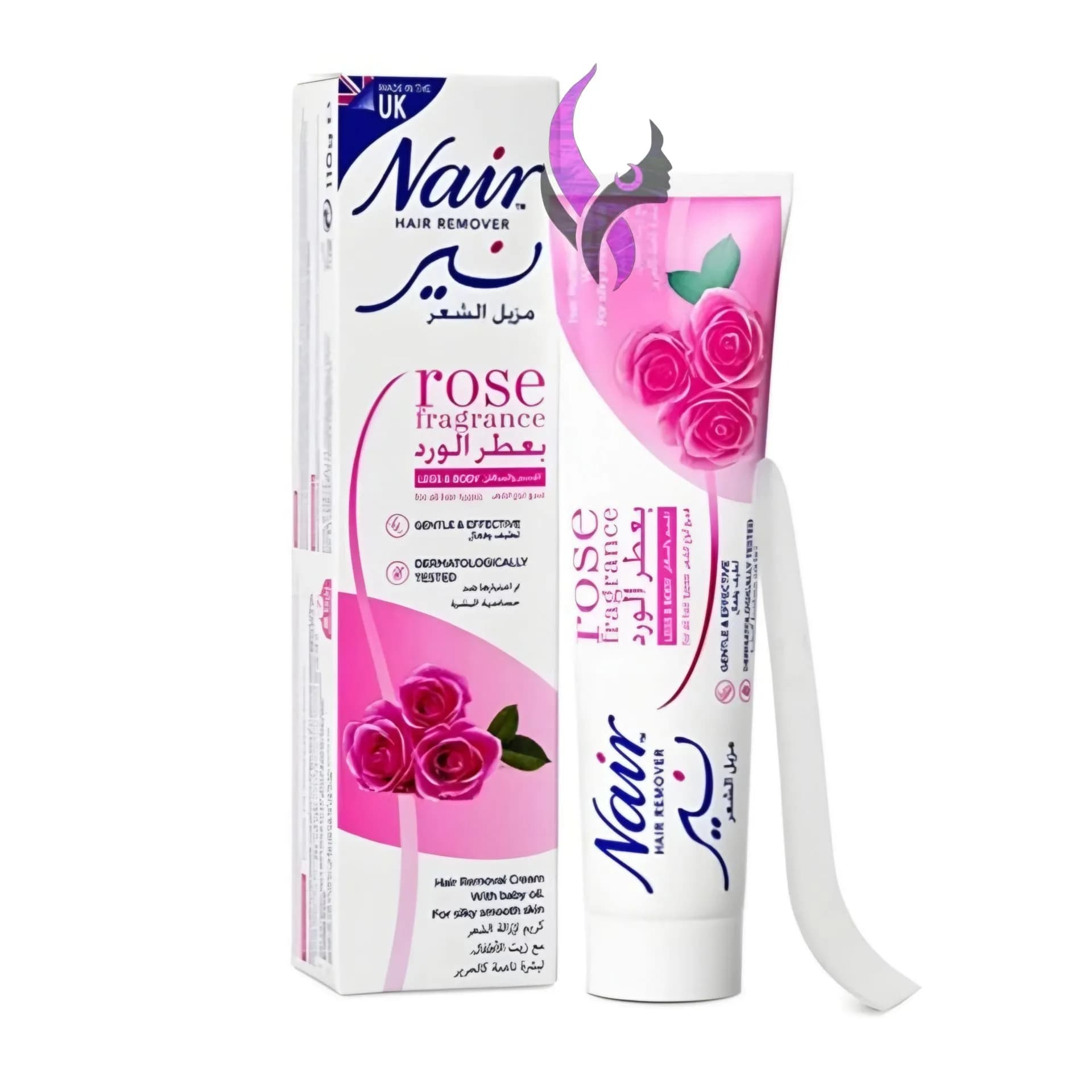 کرم موبر نیر با رایحه گل رز Nair