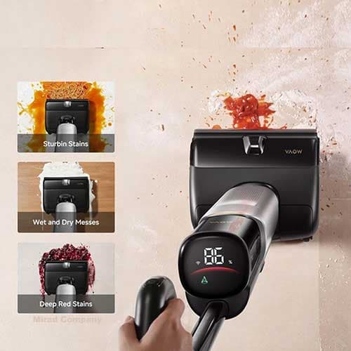 جارو عصایی شارژی مووا مدل Mova X4 PRO — تصویر ۳