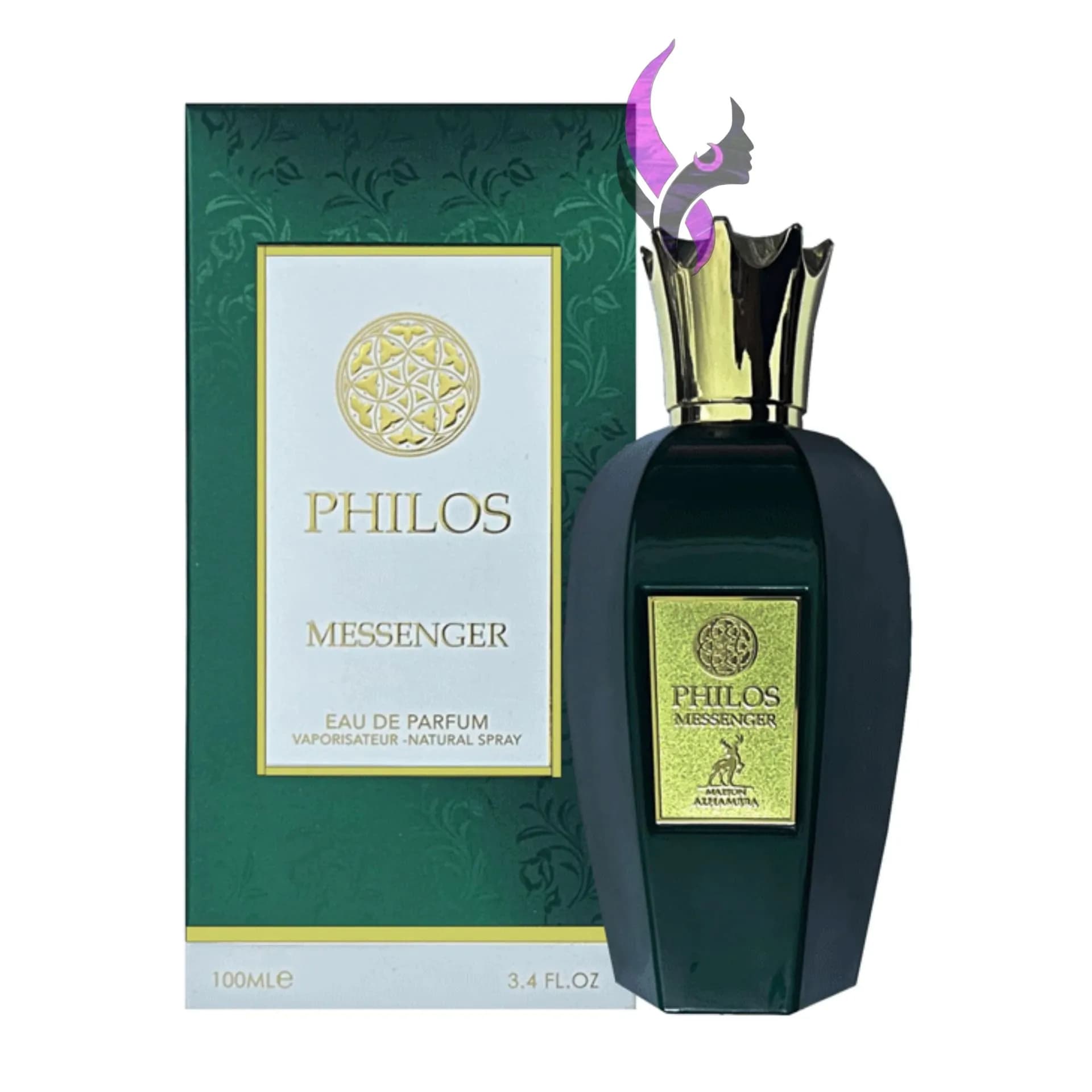 ادکلن فیلوس مسنجر سبز الحمبرا رایحه سوسپیرو ویبراتو Philos Messenger