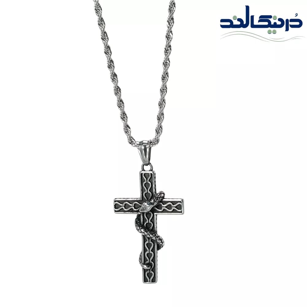 گردنبند صلیب مدل کادوس