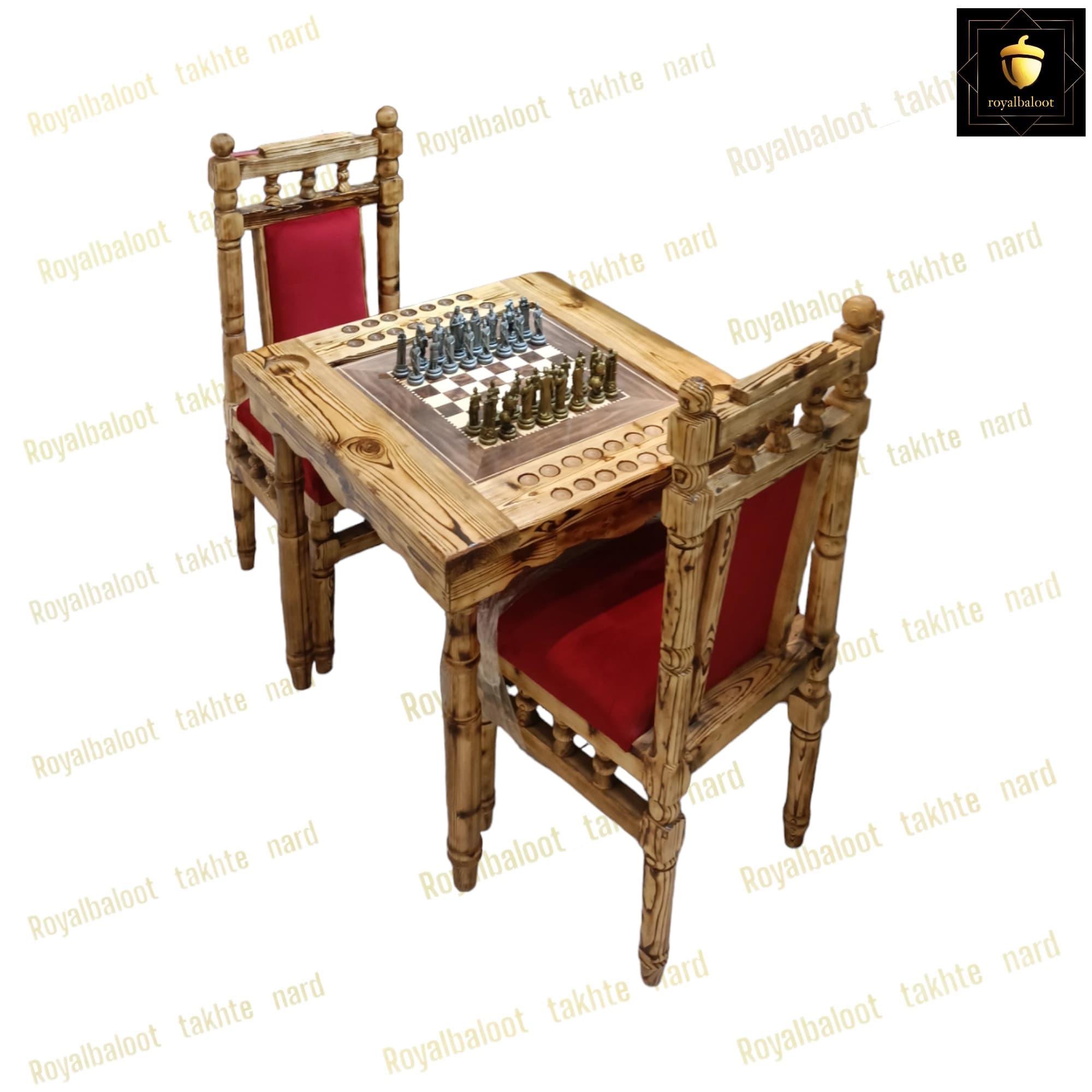 میز تخته نرد سلطنتی کد 88