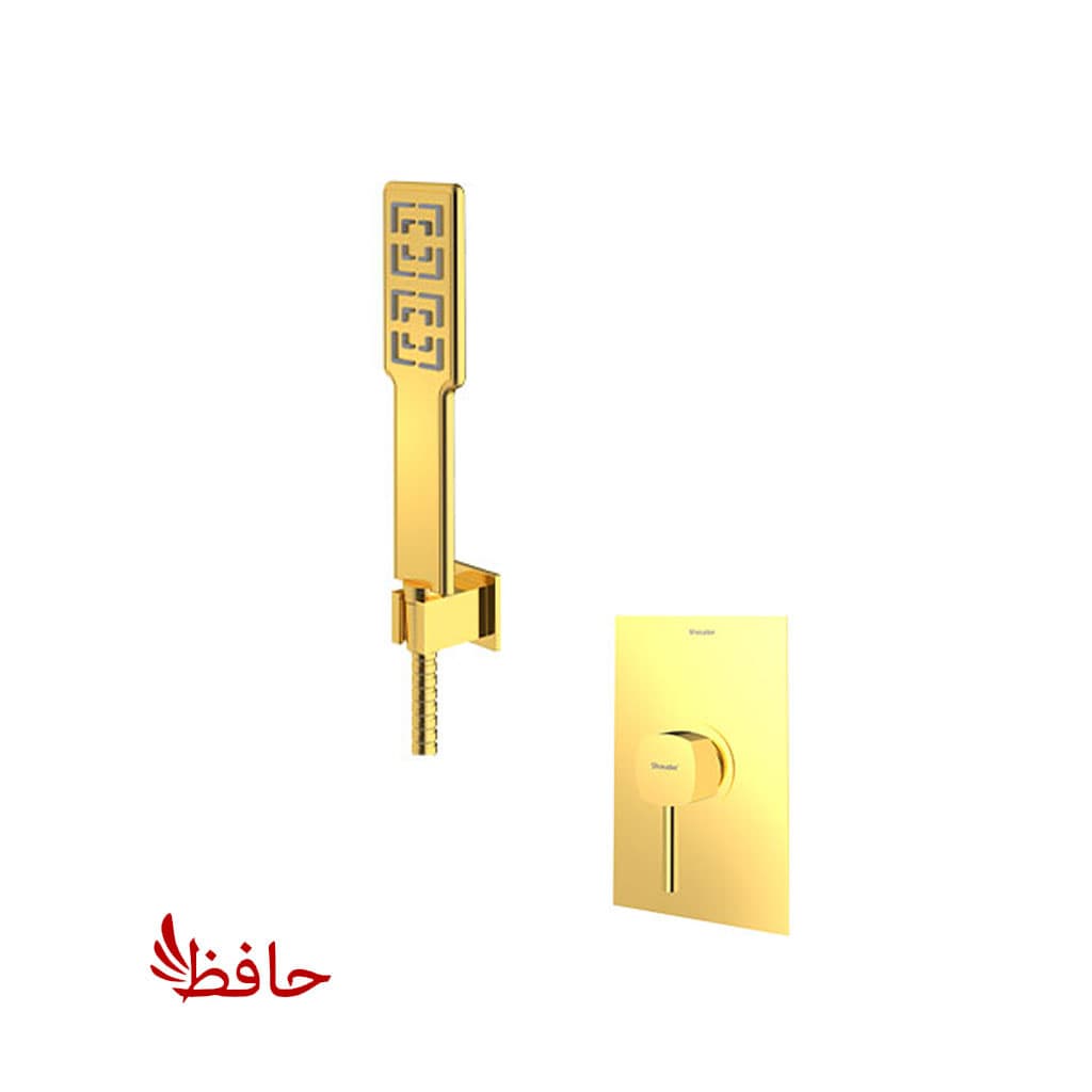 شیر حمام توکار شودر مدل رومر طلایی تیپ 2 BRASS