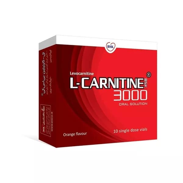 ویال خوراکی ال کارنیتین 3000 بی اس کی 10 عدد | چربی سوز