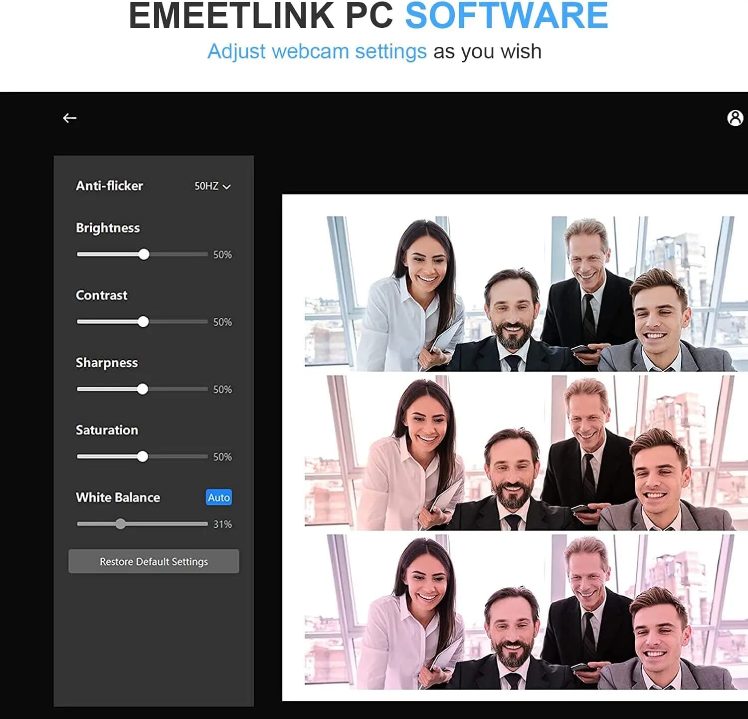 وبکم EMEET مدل C960 با کیفیت 1080P — تصویر ۶