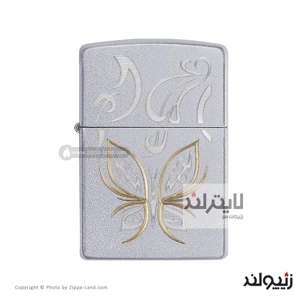 فندک زیپو مدل Golden Butterfly کد 24339