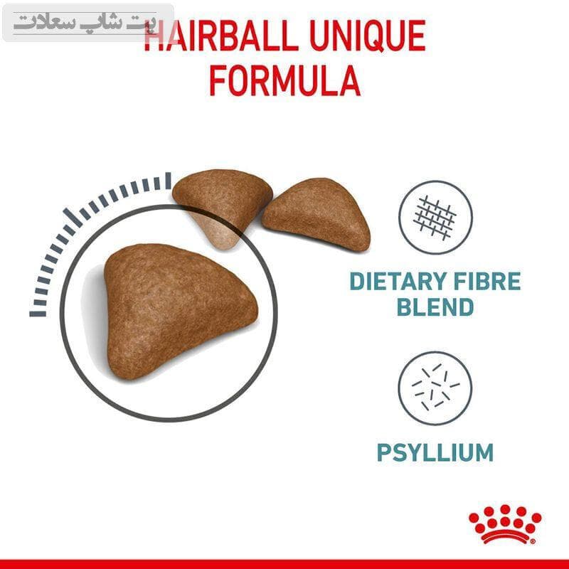 غذای خشک گربه ضد گلولهمویی رویال کنین Royal Canin Hairball Care وزن 2 کیلوگرم — تصویر ۲