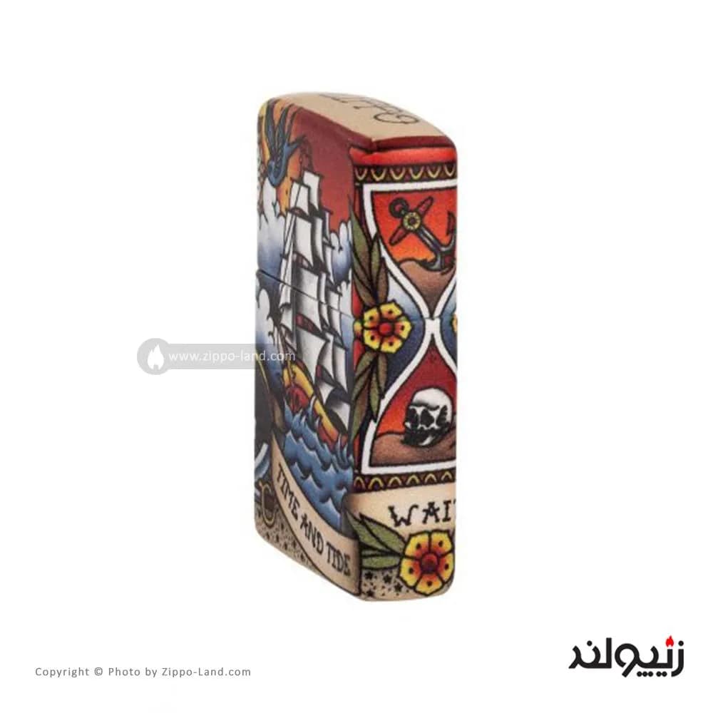 فندک زیپو مدل Nautical Tatto Design کد 49532 — تصویر ۵