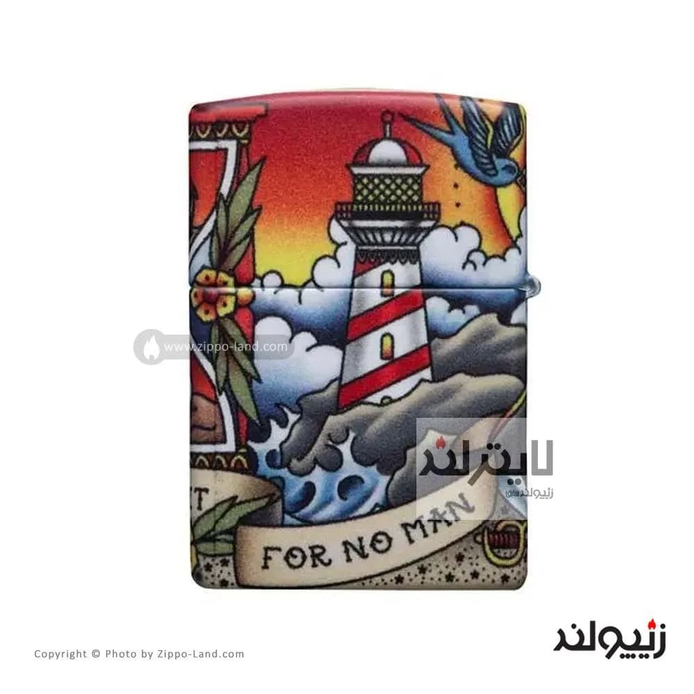 فندک زیپو مدل Nautical Tatto Design کد 49532 — تصویر ۲