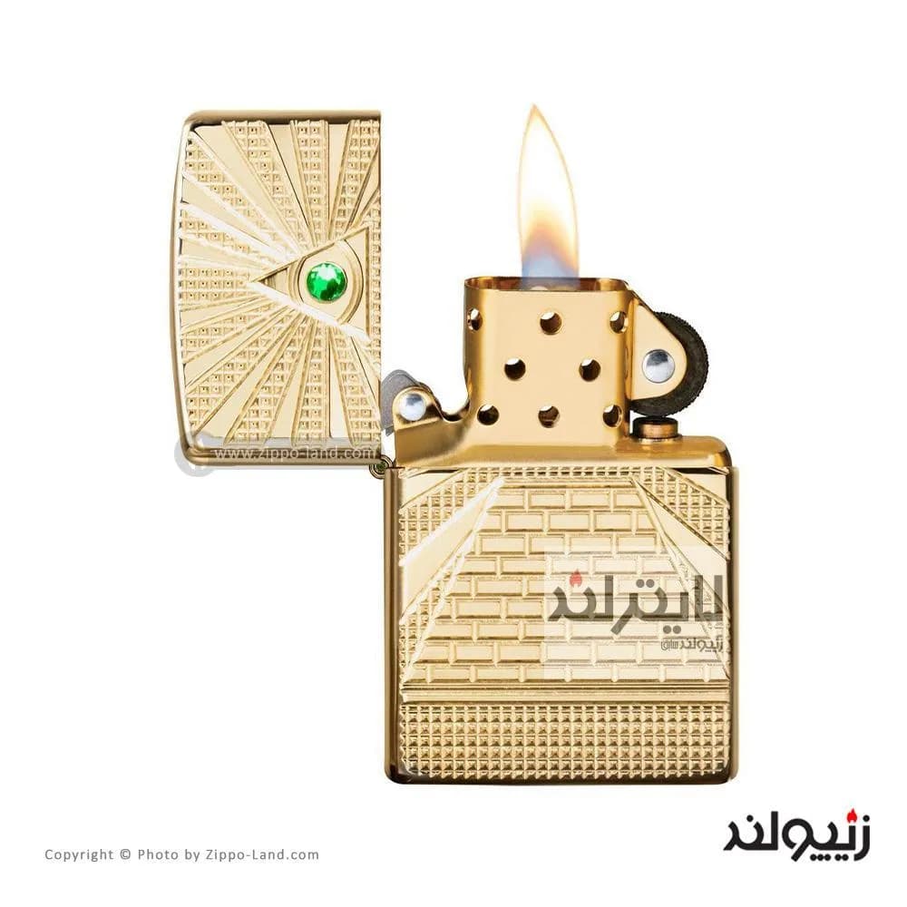 فندک زیپو مدل Armor Eye Of Providence Design کد 49060 — تصویر ۲