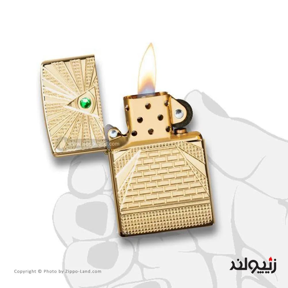 فندک زیپو مدل Armor Eye Of Providence Design کد 49060 — تصویر ۳