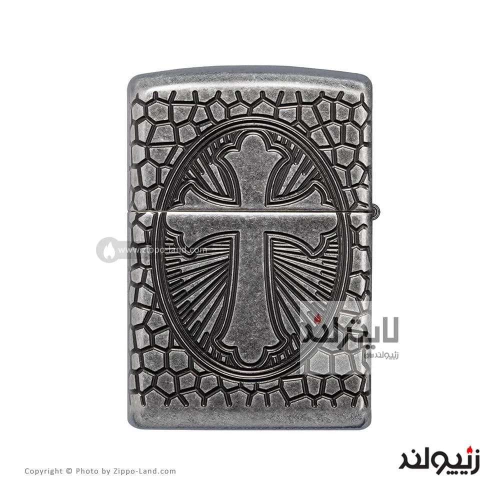 فندک زیپو مدل Armor ST.Christopher Metal کد 49160 — تصویر ۲