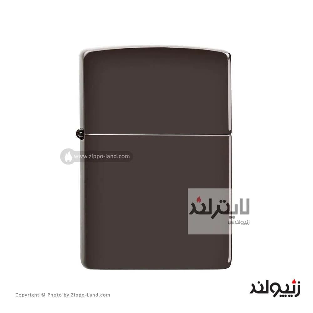 فندک زیپو مدل Classic Brown کد 49180