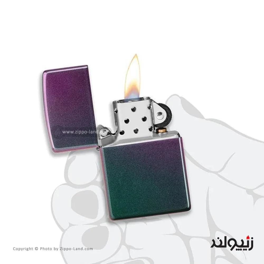 فندک زیپو مدل Classic Iridescent کد 49146 — تصویر ۳