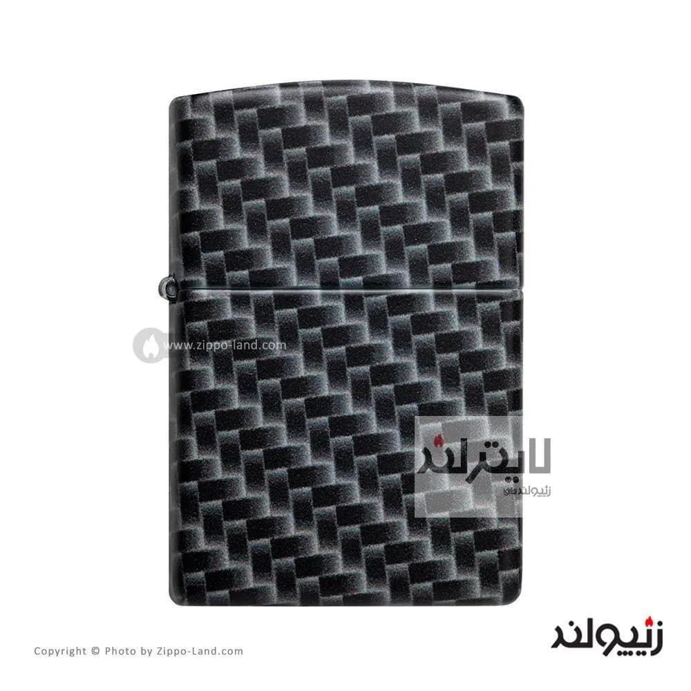 فندک زیپو مدل Carbon Fiber Design کد 49356