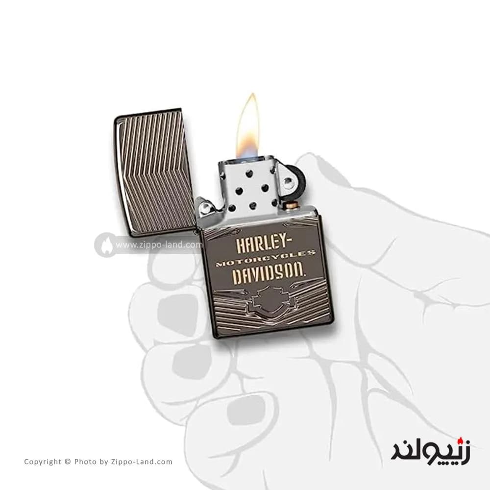فندک زیپو مدل Harley-Davidson کد 29165 — تصویر ۳