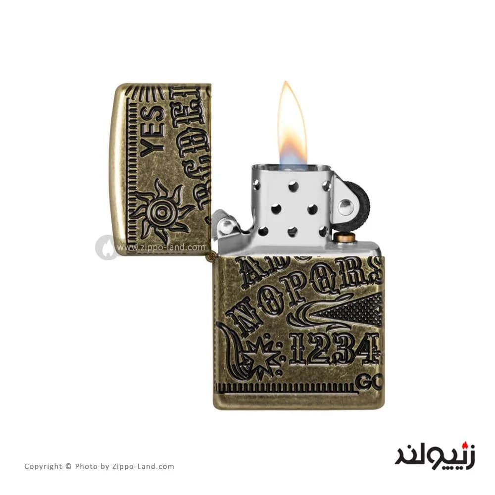 فندک زیپو مدل Ouija Board Design کد 49001 — تصویر ۳