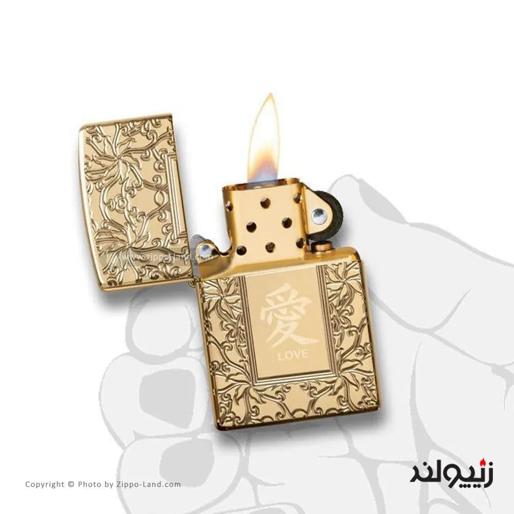 فندک زیپو مدل Chinese Design کد 49022 — تصویر ۳