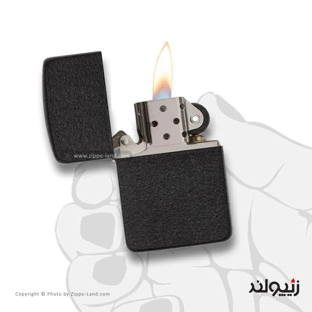 فندک زیپو مدل Black Crackle 1941 Replica کد 28582 — تصویر ۳
