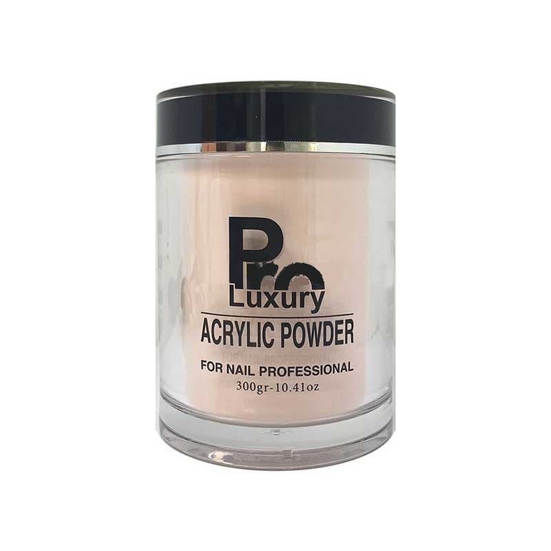پودر کاشت ناخن پرولاکچری هلویی(صورتی تیره) 300گرم proluxury