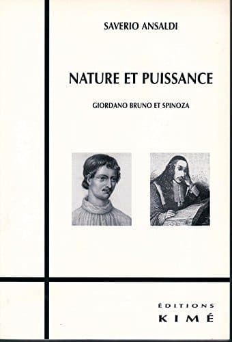 کتاب NATURE ET PUISSANCE: Giordano Bruno et Spinoza (Philosophie, épistémologie) (French Edition)
